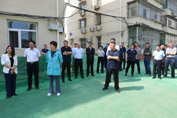 彭丽霞主任带队调研督办“老旧小区综合整治”议案办理情况