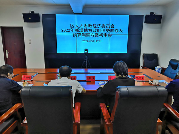 财经委线上初审政府债务限额及预算调整报告