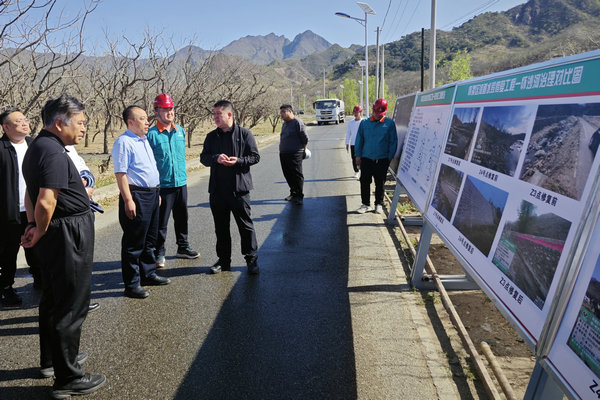 区人大农村委实地调研水务设施水毁修复工作开展情况