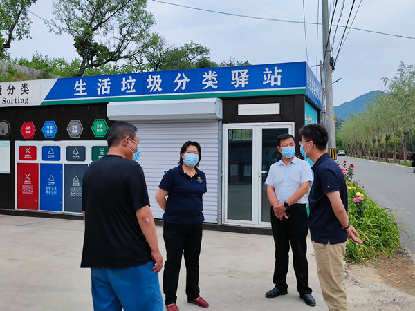 区人大常委会副主任肖坤到渤海镇督导调研