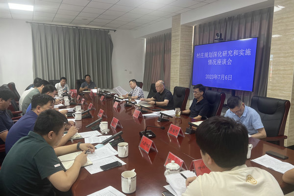 区人大城建环保委召开我区村庄规划深化研究和实施情况座谈会