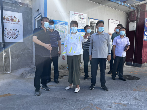 区人大常委会主任彭丽霞带队到泉河街道督导检查创城工作