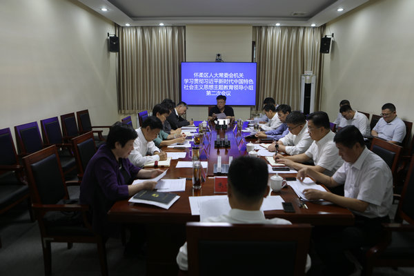 区人大常委会机关学习贯彻习近平新时代中国特色社会主义思想主题教育领导小组召开第二次会议 