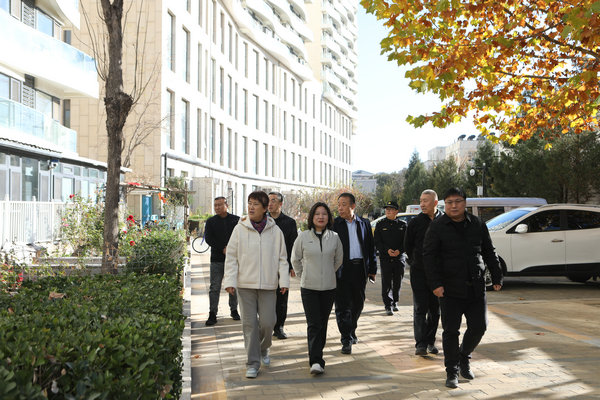 区人大常委会领导督导调研基层城市精细化治理工作