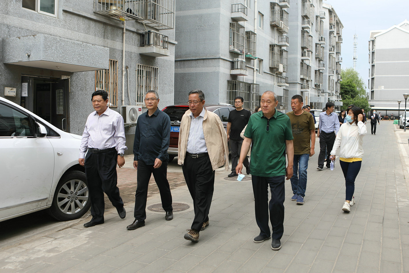 市人大常委会执法检查组调研怀柔区“住宅专项维修资金”管理使用情况