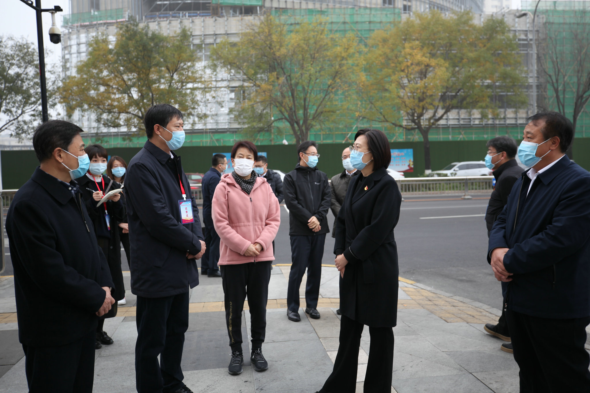 区领导检查区和镇乡人大代表换届选举投票工作