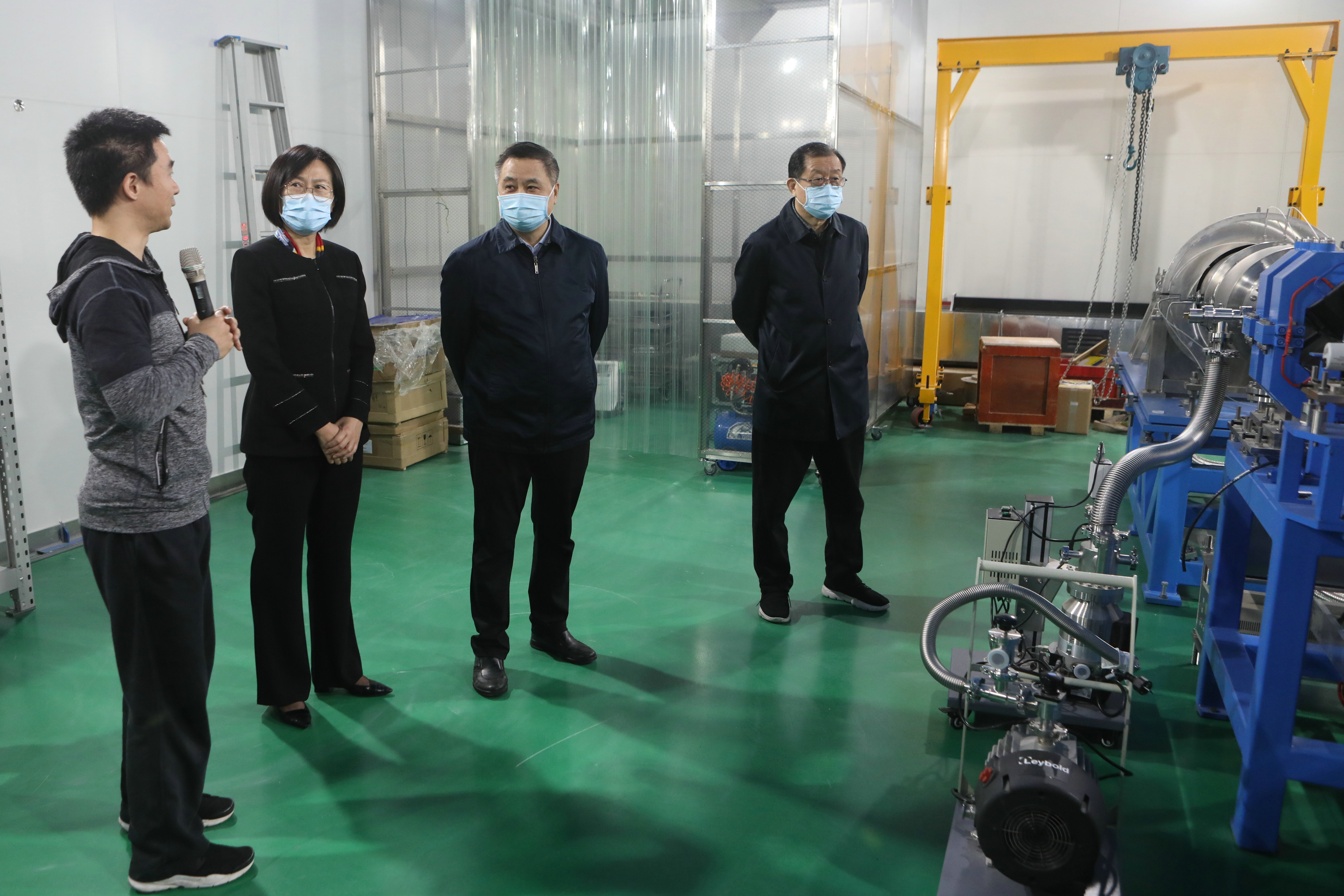李颖津副主任带队来我区调研怀柔科学城建设工作