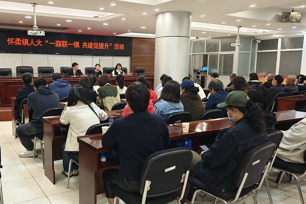 怀柔镇人大开展人大代表系列学习培训活动