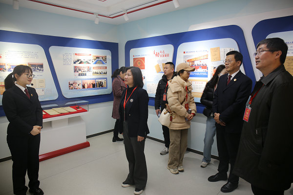 人大龙山街工委组织开展“法检”两院专项视察活动