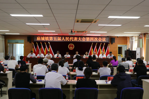 庙城镇召开第五届人民代表大会第四次会议