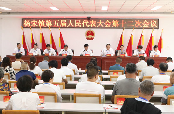 杨宋镇召开第五届人民代表大会第十二次会议