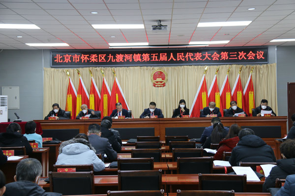 九渡河镇第五届人民代表大会第三次会议胜利召开