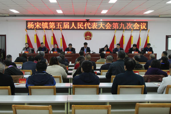 杨宋镇召开第五届人民代表大会第九次会议